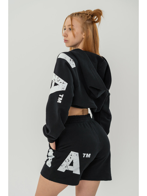 Nebbia Sweat-Shorts 6" MUSCLE MOMMY 624 XS, schwarz