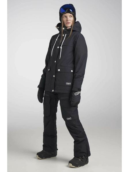 Tenson Damen-Snowboardjacke Colourwear Ida W Schwarz
