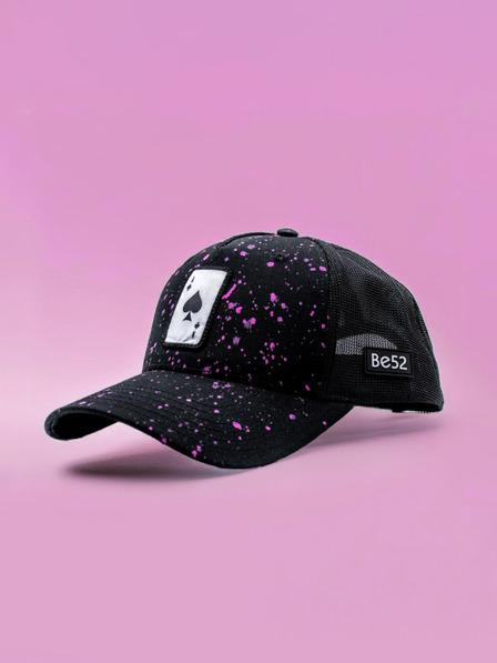 Be52 Be52 Ace Splash Basecap Premium schwarz/rosa