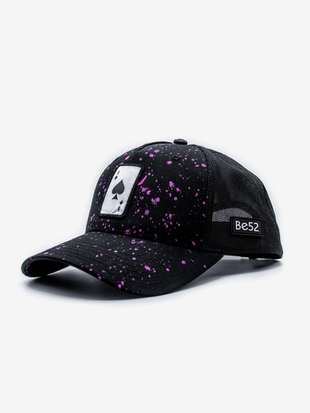 Be52 Be52 Ace Splash Basecap Premium schwarz/rosa