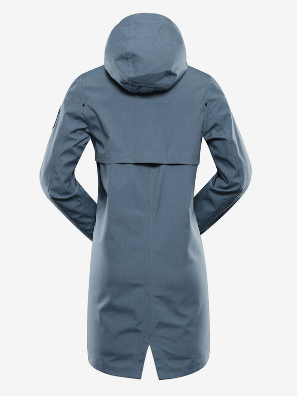 ALPINE PRO Blauer Damen Wasserdichter Mantel mit PTX Membran Alpine Pro PERFETA