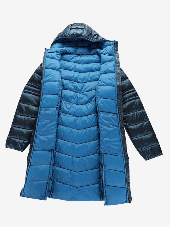 ALPINE PRO Langer, ultraleichter Damenmantel ALPINE PRO OREFA blau