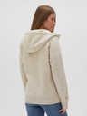 Moodo Beige Damen-Kapuzen-Sweatshirt Moodo