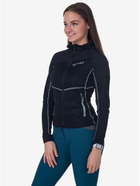 Kilpi Schwarzes Damen-Sport-Funktions-Sweatshirt Kilpi MEMPHIS-W
