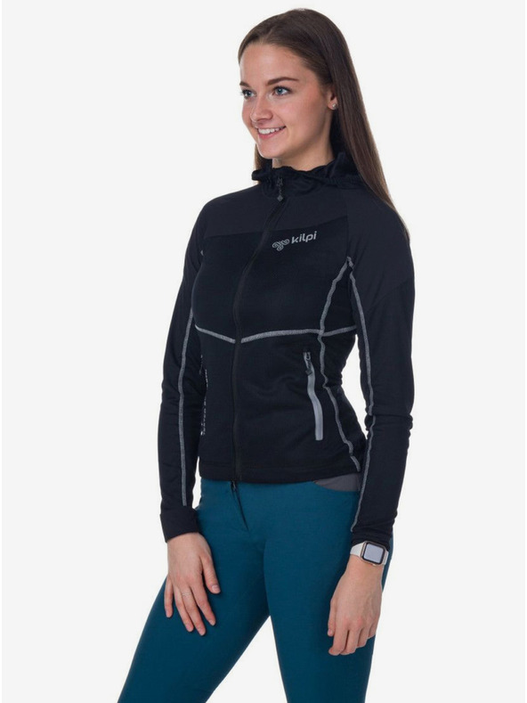 Kilpi Schwarzes Damen-Sport-Funktions-Sweatshirt Kilpi MEMPHIS-W