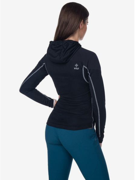 Kilpi Schwarzes Damen-Sport-Funktions-Sweatshirt Kilpi MEMPHIS-W