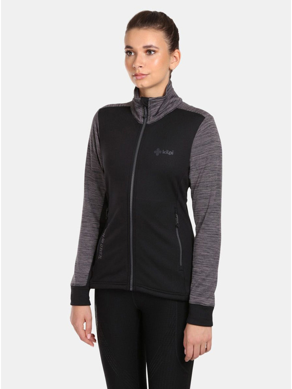 Kilpi Schwarzes Damen Sport-Funktions-Sweatshirt KILPI SIREN-W