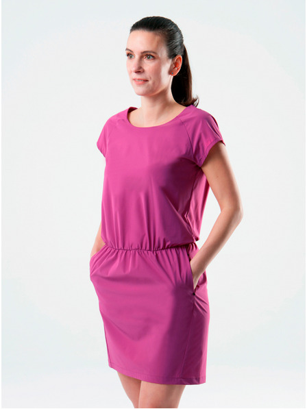 Loap Lila Kleid mit Taschen LOAP
