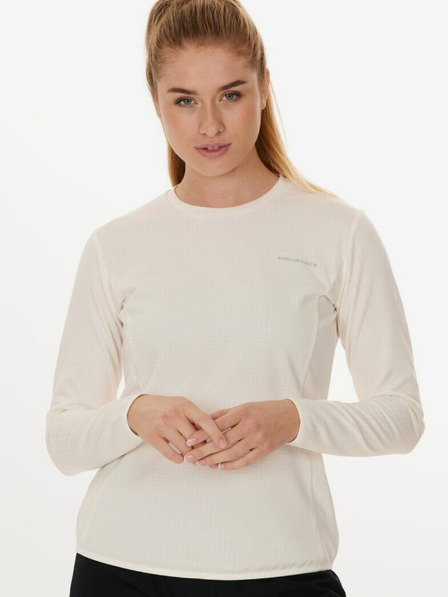 Endurance Damen Sport T-Shirt Endurance Leah W Waffle Melange Loose Fit Tee - Größe