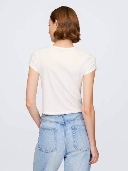 GAP Damen Crop-T-Shirt mit Logo GAP