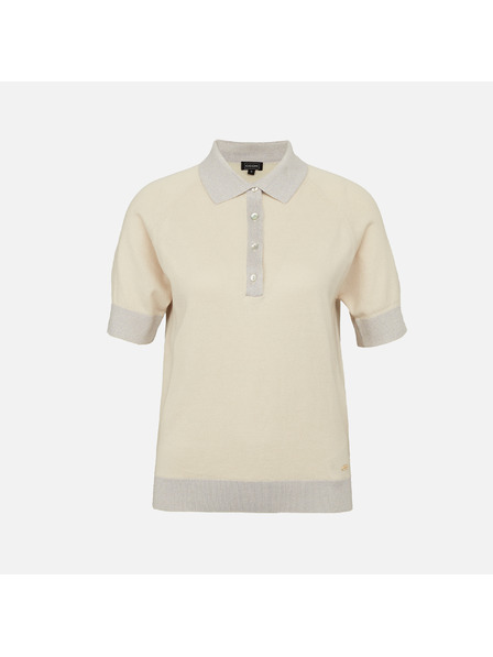 Geox Cremefarbenes Damen-T-Shirt Geox