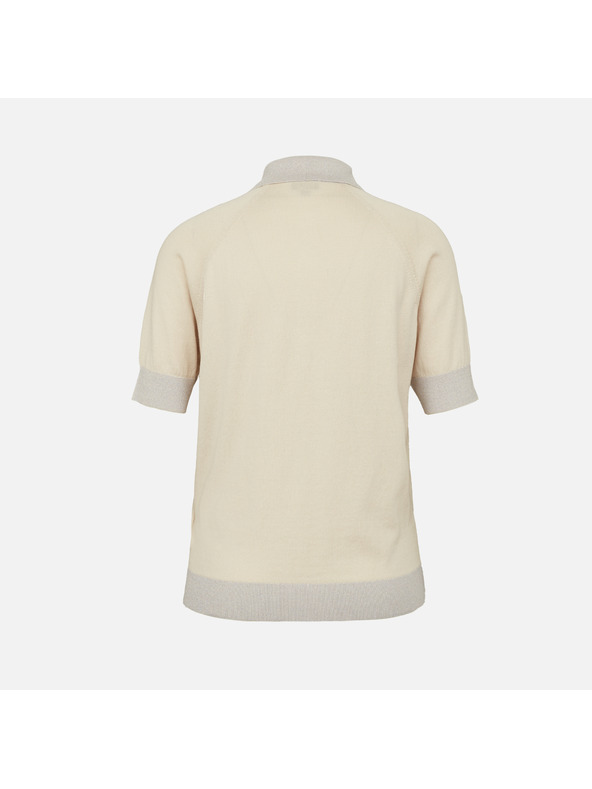 Geox Cremefarbenes Damen-T-Shirt Geox