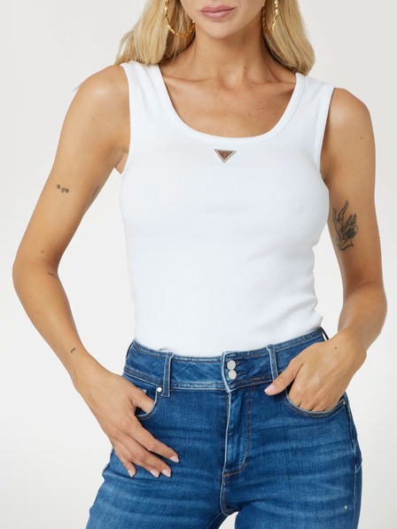Guess Weißes Guess Damen-Tank-Top