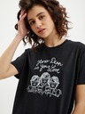 ZOOT.Original Schwarzes Frauen-T-Shirt Zoot Original Depp love