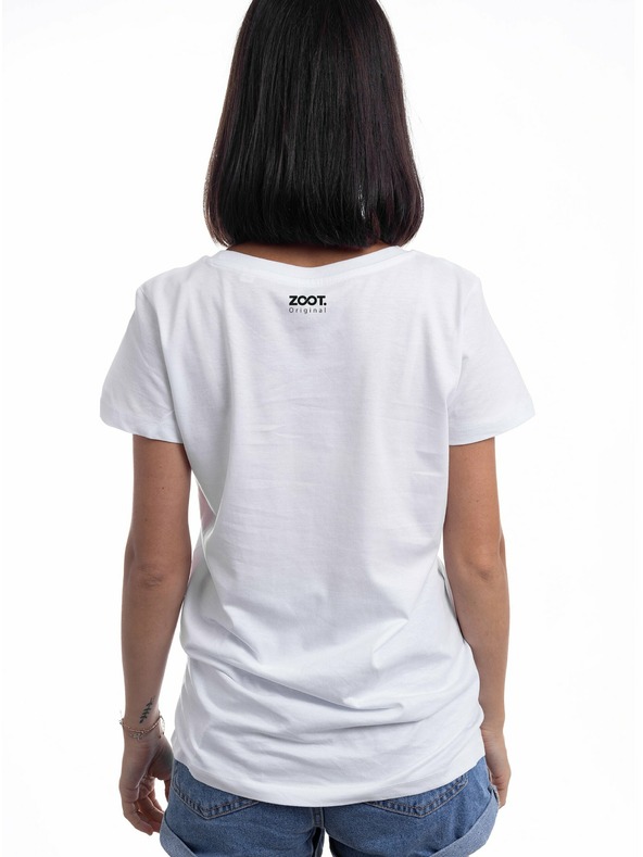 ZOOT.Original Weißes Damen T-Shirt ZOOT Original Bubbles