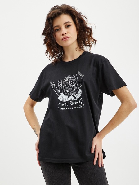 ZOOT.Original Schwarzes Damen Zoot Original T-Shirt Do You Have Snow