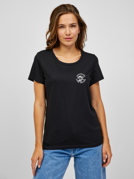 ZOOT.Original Schwarzes Damen-T-Shirt ZOOT.Original Krkonoše