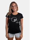 ZOOT.Original Schwarzes ZOOT Original Damen T-Shirt Keine Zeit zu verlieren