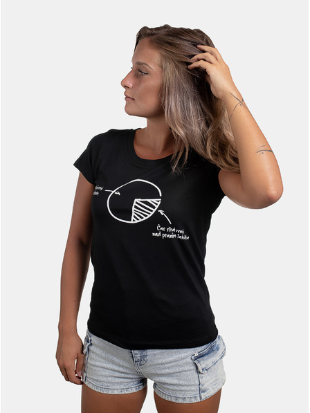 ZOOT.Original Schwarzes ZOOT Original Damen T-Shirt Keine Zeit zu verlieren