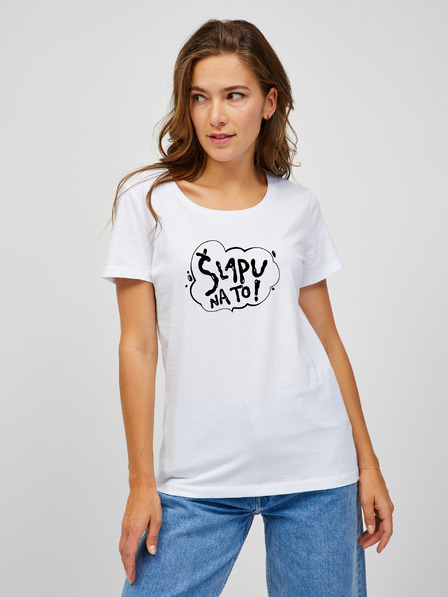 ZOOT.Original Weißes Frauen-T-Shirt mit ZOOT.Original Aufdruck I'm going for it