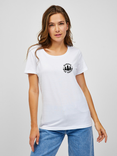 ZOOT.Original Weißes Damen-T-Shirt ZOOT.Original Sumava