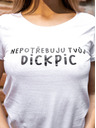 ZOOT.Original Weißes Damen ZOOT Original Dickpic T-Shirt