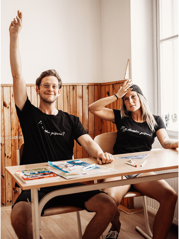 ZOOT.Original Schwarzes Damen-T-Shirt ZOOT Original "Schreiben wir heute?"