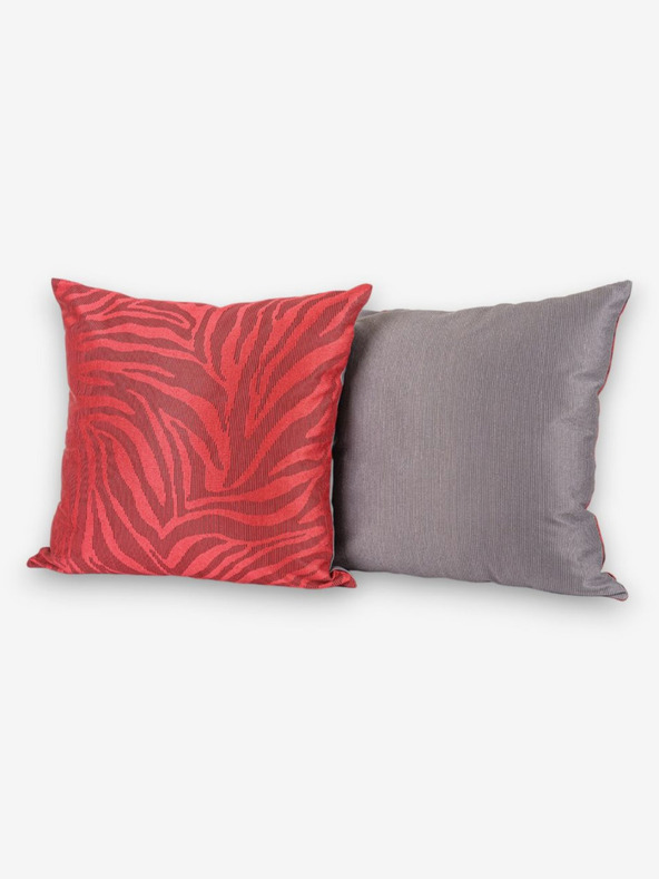 Kvalitex Weinfarbenes Kissen Abstrakt 40x40cm Kvalitex