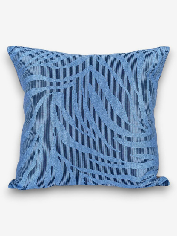 Kvalitex Blaues Kissen Abstrakt 40x40cm Kvalitex