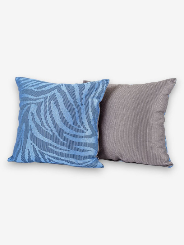 Kvalitex Blaues Kissen Abstrakt 40x40cm Kvalitex