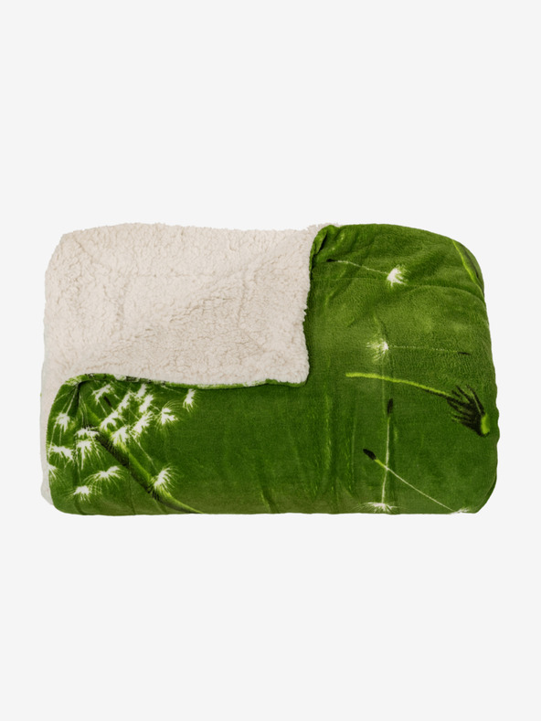 Kvalitex Lammfelldecke 150x200cm Löwenzahngrün Kvalitex