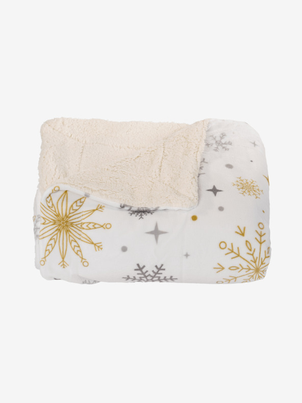 Kvalitex Lammfell-Decke 150x200cm Magic weiß