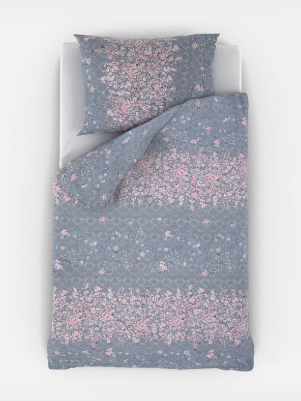 Kvalitex Bettwäsche aus französischer Baumwolle PROVENCE COLLECTION 220x200, 70x90cm MILENA rosa