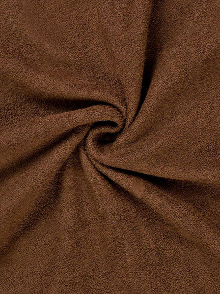 Kvalitex Frottee-Bettlaken 220x200cm dunkelbraun Kvalitex
