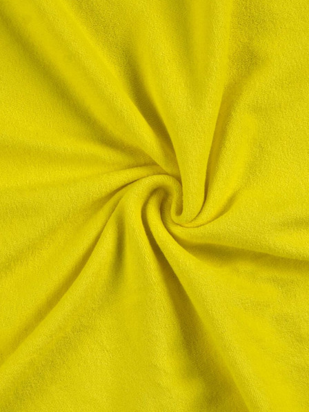Kvalitex Frottee-Spannbettlaken 200x200cm zitrone Kvalitex