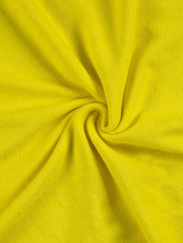Kvalitex Frottee-Spannbettlaken 200x200cm zitrone Kvalitex