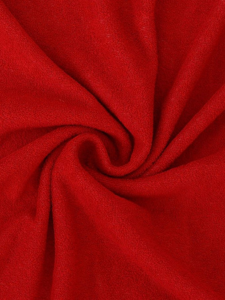 Kvalitex Frottee-Spannbettlaken 140x200cm rot Kvalitex
