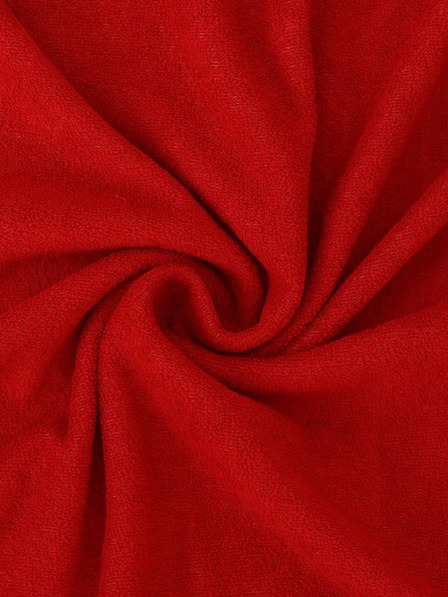 Kvalitex Frottee-Spannbettlaken 120x200cm rot Kvalitex