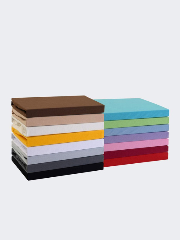 Kvalitex Jersey Bettlaken 160x200cm hellbeige