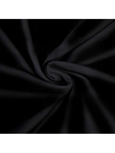 Kvalitex Jersey-Spannbettlaken 160x200cm schwarz Kvalitex