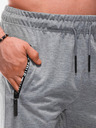 Edoti Herren kurze Sweatshorts W - Grau EDOTI