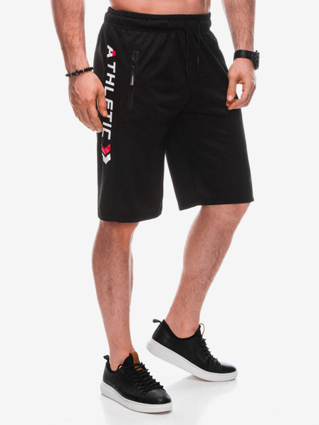 Edoti Herren kurze Jogginghose W - schwarz EDOTI