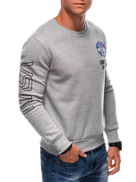 Edoti EDOTI Herren-Kapuzensweatshirt, grau