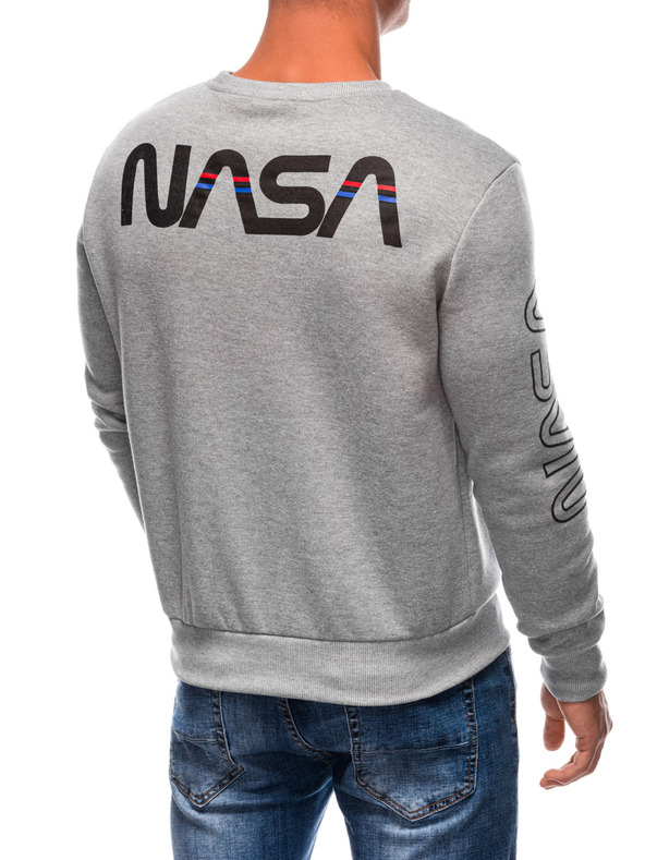 Edoti EDOTI Herren-Kapuzensweatshirt, grau