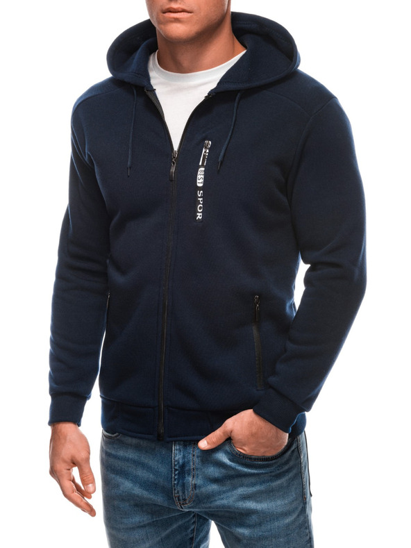 Edoti EDOTI Herren-Kapuzenpullover, dunkelblau