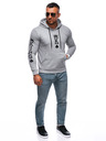 Edoti EDOTI Herren-Kapuzenpullover, grau