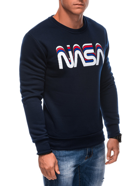 Edoti EDOTI Herren-Kapuzensweatshirt, dunkelblau