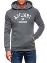 Edoti EDOTI Herren-Kapuzenpullover, grau