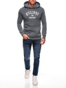 Edoti EDOTI Herren-Kapuzenpullover, grau