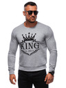 Edoti EDOTI Herren-Kapuzensweatshirt, grau